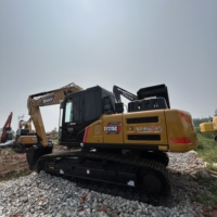 Excavatrice sur chenilles SANY SY215C d'occasion, 21 tonnes, avec ligne hydraulique auxiliaire, également disponible : SANY SY195C, SY235C, à vendre