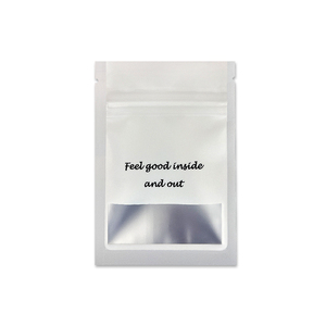 Hot Sales Smell Proof Foil 3 Side <b>Seal</b> Small Zipper Zip Lock Mylar Bags with Clear <b>Window</b> - Product Image 6