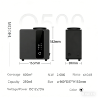 Diffuseur de parfum intelligent haut de gamme pour HVAC, grande capacité 250 ml, couverture 600 m³, machine aromatique commerciale pour hall d'hôtel et bureau