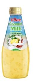 Viloe Brand Boisson saine Lait de coco avec concentré de saveur de mangue et bouteille sucrée Taille 290ml. Boisson Made in VIETNAM - Product Image 4