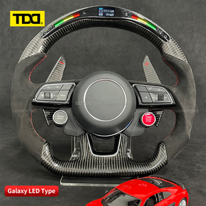 พวงมาลัยคาร์บอนไฟเบอร์แบบสปอร์ต TDD LED สำหรับ Audi A3 A4 A5 S3 S4 RS3 RS4 B8 B9 8V 8W แบบกำหนดเอง - Product Image 3