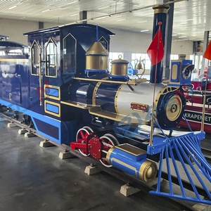 Tren Eléctrico Turístico para Instalaciones de Entretenimiento, Vagón Turístico Personalizado, Carro Turístico de Bajo Consumo en Venta - Product Image 1