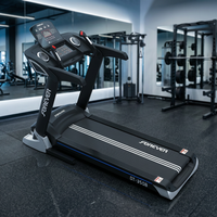 Treadmill Semi Komersial Baru Dengan Sistem Android Smart Layar Sentuh untuk Studio Gym, Kebugaran Rumah Kelas Atas, Latihan Kardio