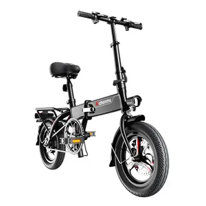 Schlankes faltbares Elektro fahrrad tragbares kleines Roller Lithium batterie elektronisches Fahrrad und Auto Erwachsener für Männer