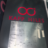 Machine à rectifier les engrenages Kapp Niles d'origine allemande, de la marque Brand Factory, pour le finissage d'engrenages de haute précision et la production de réducteurs.