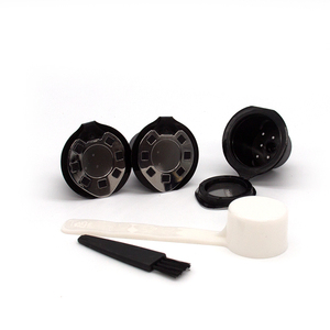 Filtres à café vides en plastique PP écologiques rechargeables de haute qualité, 3 pièces, couleur argent, en stock, pour usage en café - Product Image 4