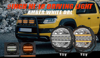 Ce Rohs acier 9 ''haute puissance 240w Spot conduite lumière Ip68 rond blanc ambre Drl camion voiture hors route projecteur Led travail lumière