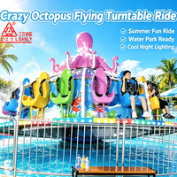 Manège Crazy Octopus pour parc d'attractions, Manège Crazy Magic Flying Turntable à vendre