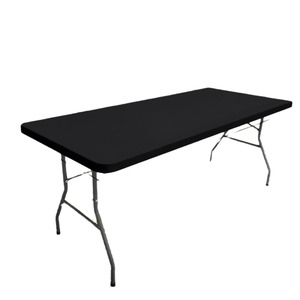 <span class=keywords><strong>Tovaglia</strong></span> da Picnic all'aperto da 6 piedi fascia elastica Spandex in seta di latte a prova di polvere Set da tavolo da cortile con tecnica intrecciata - Product Image 1