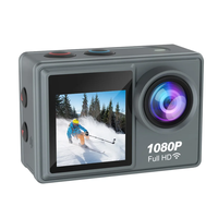 Caméra vidéo d'action 5K Anti-secousse WIFI caméra de cyclisme en plein air 2 pouces double écran plongée Sport DV caméra étanche