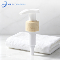 Pompe à lotion de vente directe d'usine 24/410 et 28/410 tailles distributeur de lotion à verrouillage gauche et droit bouteille en PET