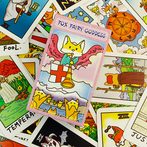Custom Printing <strong>Tarot</strong> Cards with fox fairy <strong>Goddess</strong> on Premium Box for Complete <strong>Tarot</strong> Cards Deck and Guidebook - Product Image 2