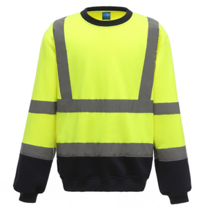 เสื้อฮู้ดคอกลมผ้าฟลีซสะท้อนแสงแบบกำหนดเองสำหรับฤดูใบไม้ร่วงและฤดูหนาว - Product Image 4