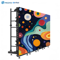 Pantalla LED de Pared de 4 x 3 m, 500 x 1000 LED, P2.9, P3.91 Pantalla LED de Alquiler para Escenarios Pantalla LED para Interiores y Exteriores
