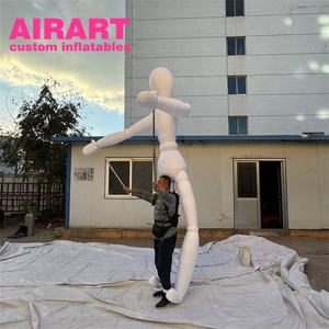 Disfraz de Marioneta Inflable Blanca, Marioneta de Hombre Inflable Española para Actividades y Accesorios - Product Image 5