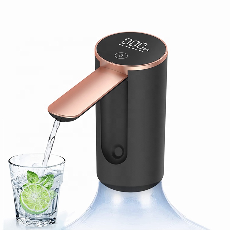 Электрический портативный автоматический диспенсер для воды, насос 1800 мАч с интеллектуальным выходом воды, складной насос для бутылок с водой