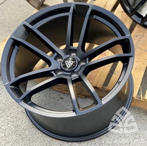 ล้อฟอร์จ 722auto: สีดำด้าน, ดีไซน์หลายรู, ขนาด <span class=keywords><strong>18</strong></span> - <span class=keywords><strong>24</strong></span> นิ้ว, 5*127 เหมาะสำหรับล้อรถแกรนด์เชโรกี ดูรังโก ไครสเลอร์ 300 - Product Image 1