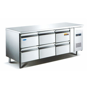 Stainless Steel Refrigerator Kitchen Fridge Refrigerator Commercial for Restaurant 1500Z-6T Stainless Steel Kitchen Fridge 1500Z - Product Image 1