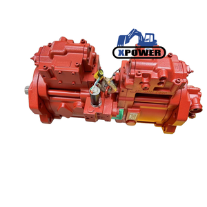 Pompe hydraulique K3V112DT-9N24-V pour excavatrice sur chenilles, nouvelle marque Xpower, garantie de 6 mois, testée et certifiée, emballage en carton noir - Product Image 1