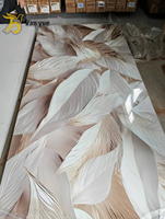 Panneaux muraux en PVC imitation marbre brillant, ignifuges, design moderne, pour la décoration de la maison, vente en gros
