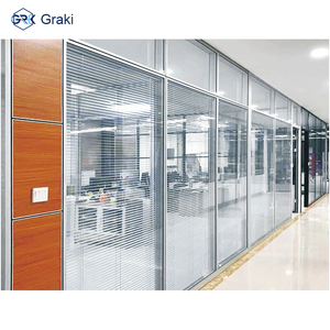 <span class=keywords><strong>Cloison</strong></span> de séparation de bureau moderne Graki en aluminium avec absorption <span class=keywords><strong>acoustique</strong></span>, durable et écologique, séparateur de pièce commercial - Product Image 6