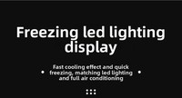 Vitrine de pâtisserie à refroidissement par air à 3 niveaux avec éclairage LED, vitrine en verre incurvé en acier inoxydable 304 pour buffet et pâtisserie