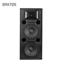 Gooermi SRX725 kabinet Speaker jangkauan penuh profesional 15 inci ganda sistem suara PA DJ