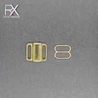 Hebilla de Metal de Aleación de Zinc de 10 mm para Traje de Baño, Tirantes de Ropa y Accesorios de Conexión para Maquillaje