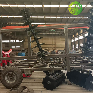 Arado de discos hidráulico diésel de montaje trasero con componentes de engranajes para tractor, máquina de arado agrícola de servicio pesado - Product Image 5