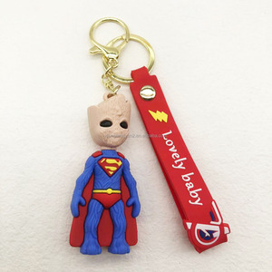 LLavero de goma 3d con dibujos animados de animales, llavero suave de Pvc, regalo promocional personalizado, nuevo producto, barato - Product Image 5