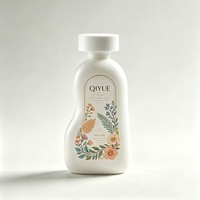 Bouteille en plastique PET PCR noir mat de 250 ml, flacon pompe pour lotion cosmétique, logo personnalisé, emballage vide pour crème de soin de la peau, sérum pour la peau