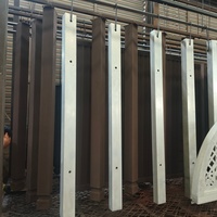 Panneaux de clôture en aluminium à persiennes, revêtement poudré, clôture métallique sur mesure pour villa, jardin, piscine, cour arrière