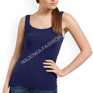 Haute qualité couleur personnalisée respirant avant été femmes débardeurs prix imbattable must-have Style tricoté tissu en gros - Product Image 1