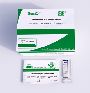 ชุดทดสอบไมโครอัลบูมินในปัสสาวะ (Malb) แบบรวดเร็วและแม่นยำ |   ตลับเทปแบบแมนนวล ได้รับการรับรองมาตรฐาน CE ระดับ II สำหรับใช้งานง่ายที่บ้าน - Product Image 3