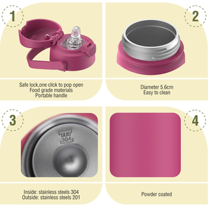 450ml Custom <b>Thermo</b> Portable Back To School Stainless Steel Mug Insulated Vacuum Water <b>Bottle</b> - Product Image 6