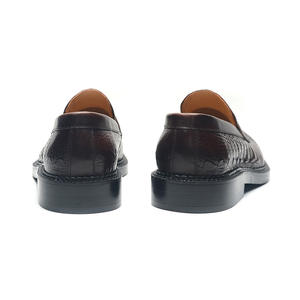 Zapatos Oxford de Hombre de Alta Gama, Lujosos y Elegantes, con Flecos, de Cuero Genuino, Casuales y de Negocios, con Punta Cuadrada y Antideslizantes - Product Image 4