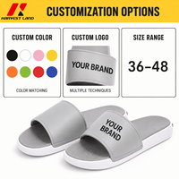 Sandalias de PVC con Logotipo Personalizado al por Mayor, Sandalias de Dos Tonos Antideslizantes con Punta Abierta para Hombres y Mujeres, para Uso en Hoteles, Playas, Piscinas, Interiores y Exteriores
