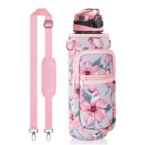 Neoprene chai nước tàu sân bay túi với có thể điều chỉnh dây đeo vai chai tay áo túi lạnh cho chai thủy tinh/Nhựa - Product Image 1