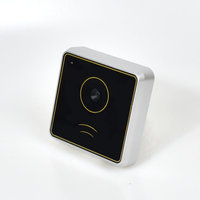 Sistema de Control de Acceso a Puertas con Lector RFID Wiegand, Lector de Tarjetas IC y Código QR, Software Gratuito, Pantalla LED OLED Blanca, para Interiores, con Certificación CE, Rakinda