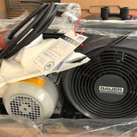 Compresseur d'air Bauer Junior 440V 60Hz sans huile, usage industriel stationnaire