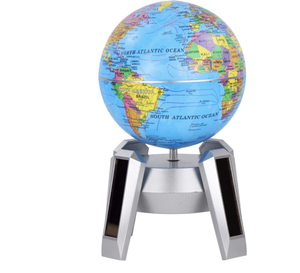 Globo Terráqueo Giratorio Automático Sanlygl XL-R10.6-03 de 10.6 cm de Diámetro, Color Personalizado, con Energía Solar, para Uso Geográfico - Product Image 1