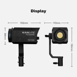 ไฟ60C <span class=keywords><strong>Nanlite</strong></span> Forza ไฟ LED RGB 1800-20000K โคมไฟถ่ายภาพในสตูดิโอพร้อมรีโมทควบคุมผ่านแอป DMX RDM - Product Image 3