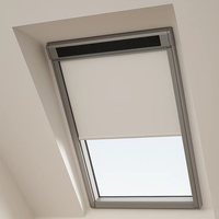 Persianas Enrollables Horizontales Modernas Eléctricas para Claraboyas, Doble Capa de Tela, Control de Luz Ajustable, Impermeables, Varios Modelos