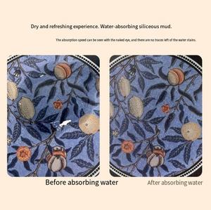 Posavasos para Taza de Café, Alfombrilla Protectora Resistente al Calor, Lavable, Tejida, de Poliéster de Pelo Cortado, Antideslizante, Alfombrillas para Puerta, Gran Venta 2025 - Product Image 2