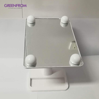 Miroir de vanité de Table à 4 ampoules Led, miroir de maquillage à capteur tactile intelligent avec lumière Led