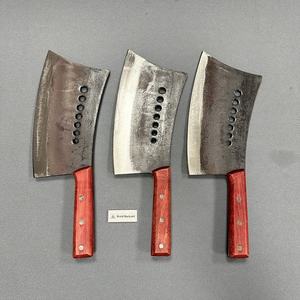Cuchillo de Carnicero <span class=keywords><strong>Chino</strong></span> de Espiga Completa con Hoja de Manganeso Engrosada y Mango de Madera para el Hogar y Restaurantes - Product Image 3