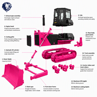 Bulldozer sur chenilles Shantui SD22 d'occasion, 220 CV, moteur Weichai, commande électronique, lame de 4,5 m³, 22T