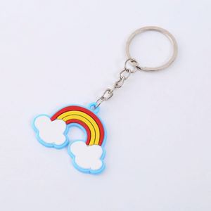 Porte-clés licorne en PVC souple, mini-animaux en peluche personnalisés pas chers 2020 - Product Image 1