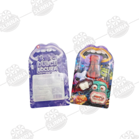 Bonbons gélifiés fantaisie en gros pour Halloween, saveur drôle, Halal, en forme de dents et de langues, doux et sucrés, bonbons jouets pour enfants, idéal pour les fêtes.
