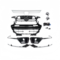 Kit Bumper mobil kisi bumper depan, dengan dukungan lampu depan Set foglamp set Body Kit untuk Honda Accord 2020 2021 2022 17 buah